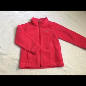 Girls Columbia fleece jacket.